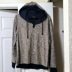 Lucky Brand hooded long-sleeved henley